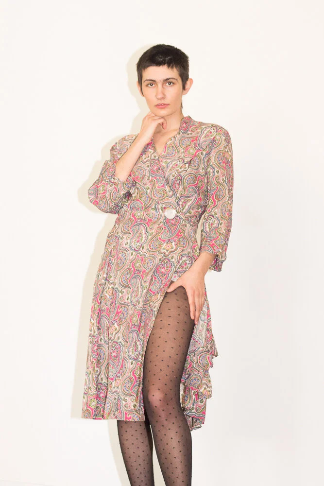 1940s wrap dress clearance